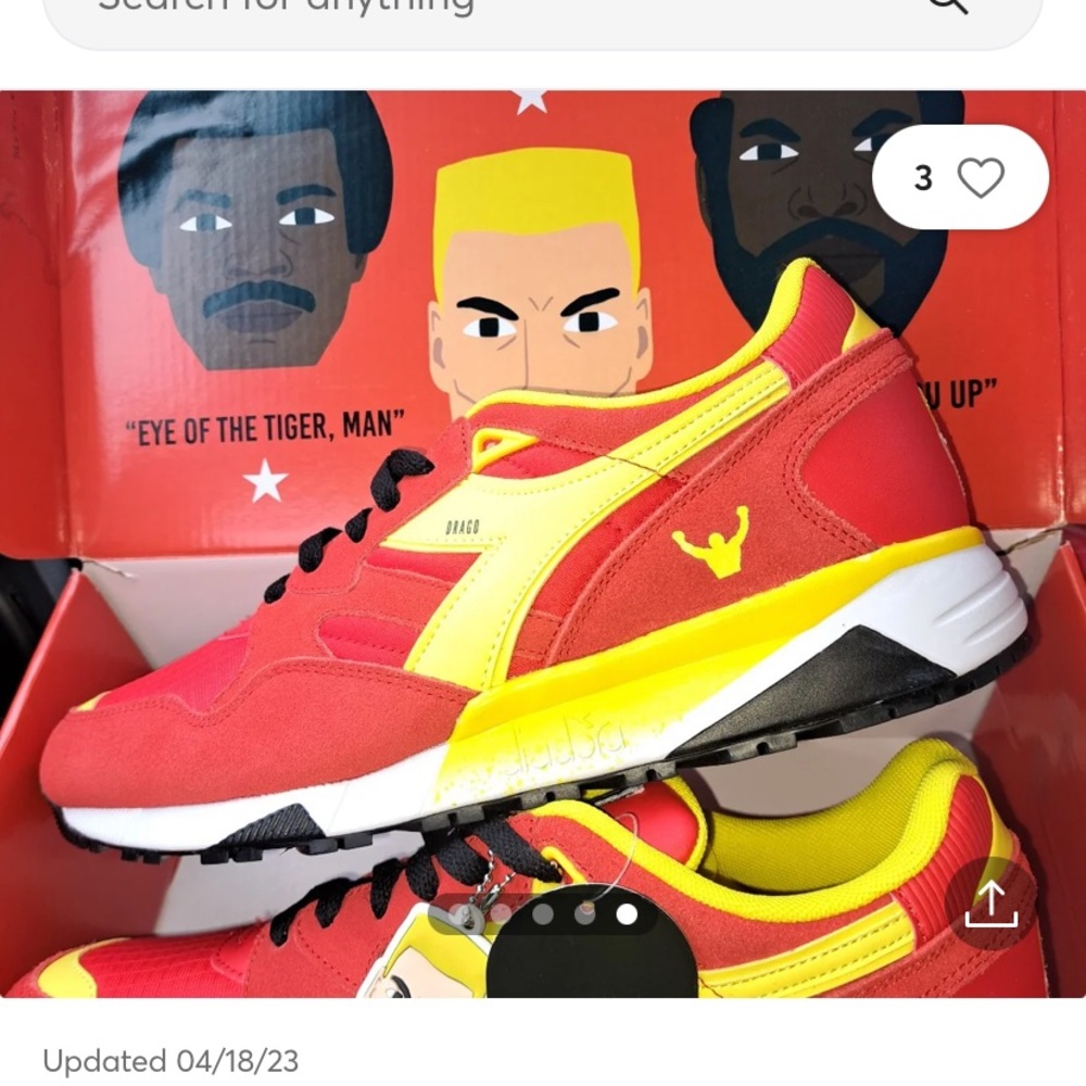 Diadora Rocky Drago edition.